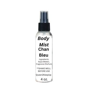 Chan Bleu (Men) Body Fragrance Mist Spray Bottle Aroma Similar Scent 4 oz